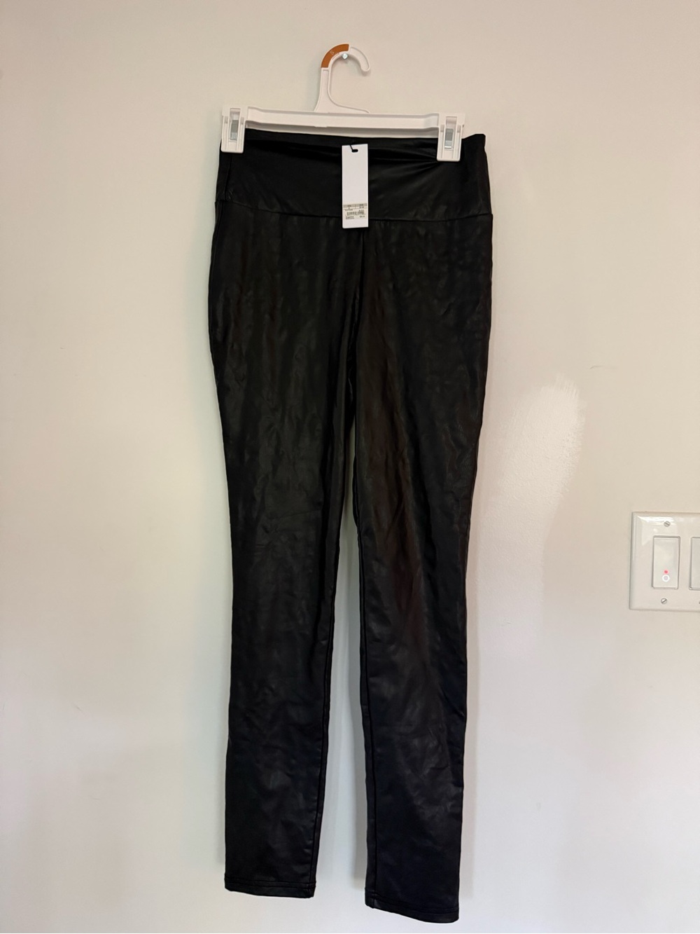 BB Dakota by Steve Madden Black Faux Leather Leggings